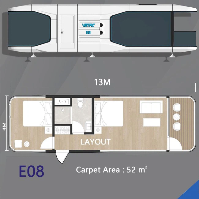 container mobile capsule hotel room (2)