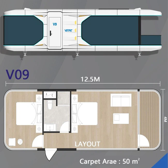 Furnished Capsule Tiny House 50 m2 For Living (4)